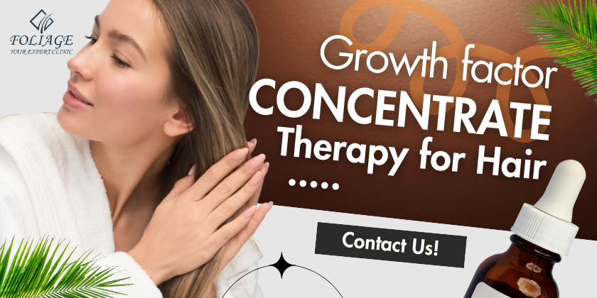 Growth factor concentrate therapy for hair