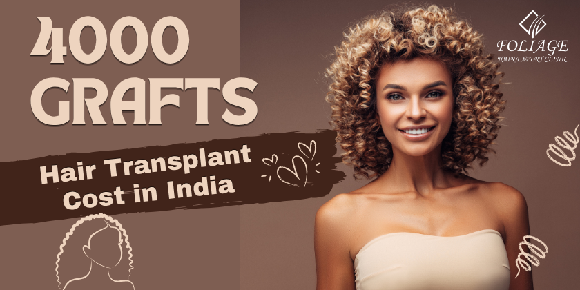 4000 grafts hair transplant cost in india